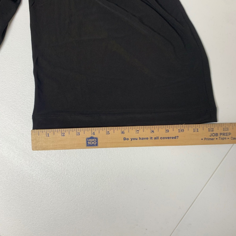 Dear Scarlett‎ Wide Leg Pants Women Medium Black Pleated Elastic Waist Resort - Picture 10 of 12